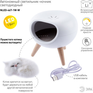 Ночник  NLED-467-1W-W